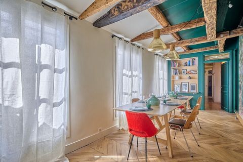 Hervorragende 3-Zimmer-Wohnung mit Terrasse im Herzen von Paris. Elegant, geräumig, familienfreundlich, modern, hell, geschmackvoll eingerichtet und voll ausgestattet, liegt meine Wohnung auf halbem Weg zwischen Marais, Beaubourg, Rue Montorgueil und...