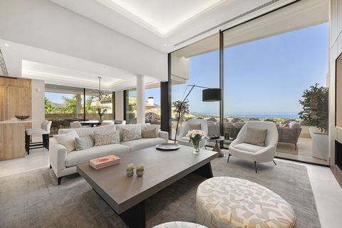 Step into a rare blend of modern luxury and Mediterranean serenity with this one-of-a-kind duplex apartment in La Quinta. More than just a home, it offers the elevated feel of a private villa-wrapped in panoramic sea views, surrounded by lush landsca...
