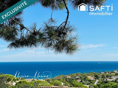 NOUVEAUTÉ ! : Maison traditionnelle avec vue mer panoramique – Les Issambres (83380)