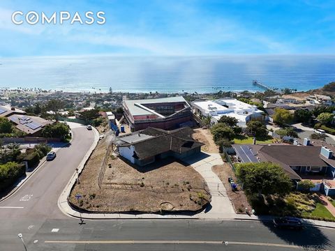 Prime Prestwick Estates expansive corner lot with unexpected and excellent views of the Cove and Pacific! The flat lot currently features a 4-BD single-story home and offers a wonderful opportunity to build a dream ocean-view estate. Plans have been ...