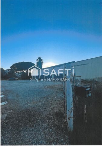 local en bail précaire 18 mois , proche sortie autoroute , stockage intérieur et extérieur ,