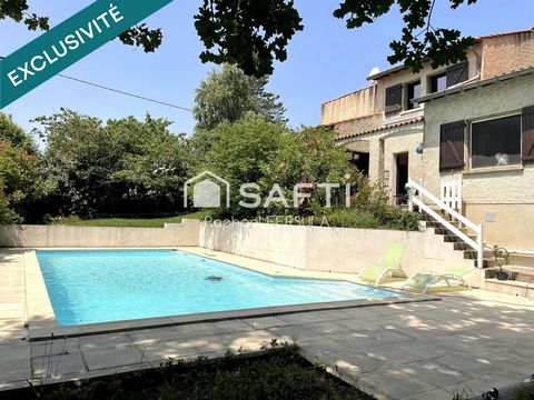 Maison T4 de plain-pied, Grande piscine
