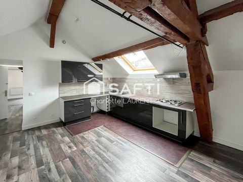 Appartement atypique sous combles 2 chambres, 57m2