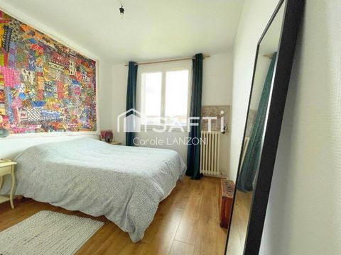 Rennes T4 84m2 garage cave jardin