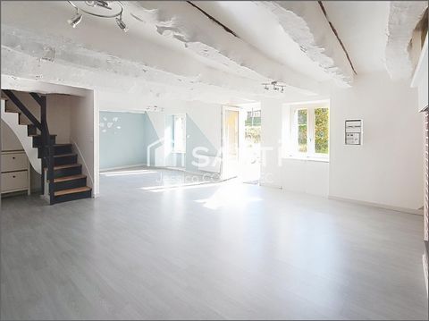 Maison mitoyenne à Sérent – Beaux volumes et verger