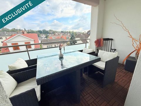 F3 avec terrasse, ascenseur au centre de Brunstatt