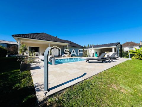 Superbe maison de plain pied avec piscine