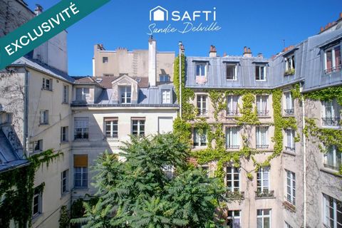 Île Saint-Louis- T2- 60m² au sol -39m² dernier étage