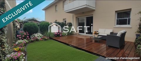 Beau T2 en rez-de-jardin dans petite copropriété