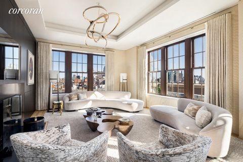 The Penthouse at 224 Mulberry is a custom, one-of-a-kind duplex residence crowning one of downtown Manhattan's premier full-service boutique pre-war condominiums. This extraordinary residence boasts approx. 5,646 SF of vast interior living and entert...