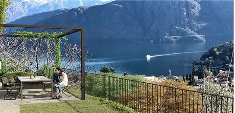 New complex with swimming pool with extraordinary views of Lake Como in front of the Acquafredda abbey, 15 mins on foot from Lenno and the lake. The property has been designed to obtain the Energy Saving Certificate in class A3 or A4 consisting of 6 ...