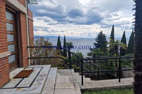 For sale is beautiful villa located in first row to sea, on shores of Opatija - pearl of Adriatic. Villa has three floors, it's situated on slight slope and has amazing panoramic view to sea and surroundings. On ground floor is a kitchen with pantey,...