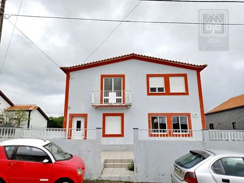 Large detached house with big land for sale at Lajes, Praia da Vitória, Terceira Island, Azores. 6 Bedroom house, consisting of 2 floors, built on a large plot of 5238 m2. Ground floor: living room, another room with iron staircase to access the 1st ...