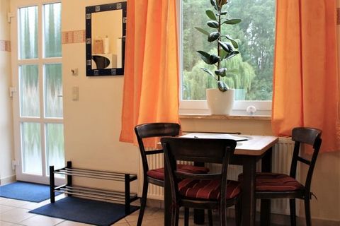 This apartment with a combined living-bed room, kitchenette, garden, and grill is located in Boltenhagen, Baltic Sea Coast. Offering peace and relaxation, this is best for the stay of a couple with an infant. You arrive at the bathing sand beach of T...