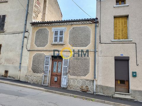 In the heart of FRUGERES LES MINES, townhouse on 2 levels to renovate. The property consists on the ground floor of two rooms that can be used as a kitchen and dining room. On the first floor a bathroom with toilet and two rooms in a row that can be ...