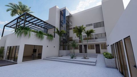 Last beachfront apartment in the new hotel zone!! It is located in a residential complex of only 7 apartments and 4 penthouses (11 in total), facing the sea. They are located on Carretera Punta Sam in Playa Mujeres. It offers an exclusive and avant-g...