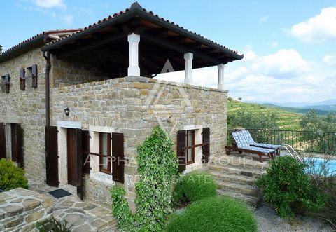 Buzet, Istria - Enchanting stone house amidst vineyards and olive groves Discover the charm of Buzet, nestled in Istria's northernmost reaches, a town renowned as the 'City of Truffles,' lying in the lush Mirna River valley. This regio...