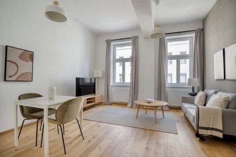 Discover the best of Vienna, with this one-bedroom 10th district - Favoriten apartment. It’ll be easy to simply show up and start living in this elegantly furnished apartment with its fully-equipped kitchen and stylish living room. Gorgeous furniture...