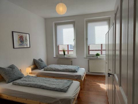 Fitter's flat for 6 persons. 15 €/p.p. Night Location: Wolfenbüttel near train station Goslarsche Straße, 38304 Wolfenbüttel Facilities: 3 rooms (2 beds each) Kitchen Bathroom with shower The flat is rented out completely (6 persons) and for at least...