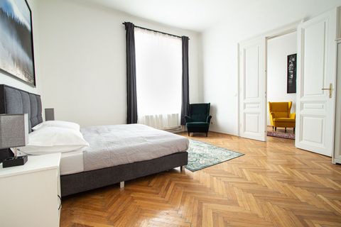 Durch sein großzügiges Platzangebot bietet dieses Apartment viel Platz für unvergessliche Momente mit Deinen Liebsten. Durch seine zentrale Lage ist das Apartment ideal für alle, die Wien von seiner schönsten Seite erleben wollen. In diesem Apartment...