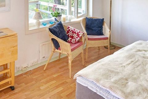 In this house you live high up with a lovely view of the Baltic Sea. A large balcony with comfortable furniture is where you sit and enjoy the summer days and evenings. You share the plot with a welcoming and nice couple, who take good care of their ...