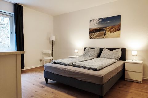 The apartment has two rooms, each with a double bed. There is also a fully equipped kitchen. There is also a bathroom with a bathtub. There are plenty of free parking spaces in the immediate vicinity. The apartment is rented in its entirety to a grou...