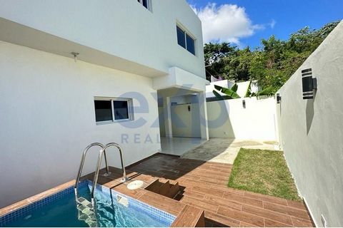COZY HOUSE JUST MINUTES FROM THE BEACH IN PUERTO PLATA, READY FOR INVESTMENT OR SECOND HOME, THIS HOUSE IS LOCATED IN GATED COMMUNITY, WITH STREETS READY, SERVICES AND MAINTENANCE OF THE AREA, 2-LEVEL HOUSE WITH FIRST CLASS MINIMALIST STYLE FINISH, 2...