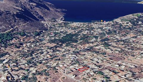 Land for sale in Kalymnos island. Plot of 700 sq.m. in Panormos area, within city plan, sea nad mountain view, build 280 sq.m. Distance from the sea 1200 meters. Price 90.000 €