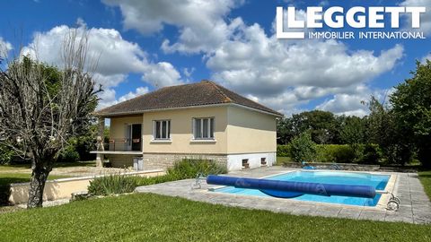 A29268VC16 - Property with three bedrooms built in the 1970s with an enclosed garden and in ground pool of 10m x 5m. Conveniently situated between the pretty market towns of Aigre and Mansle and only 30 km from Angoulême. In the village is local bar ...