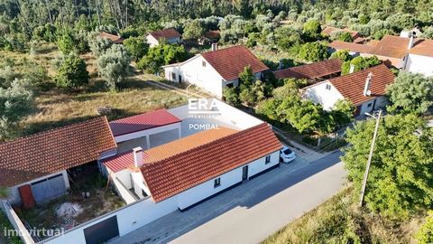 Villa de plain-pied de 3 chambres entièrement rénovée à seulement 5 minutes du centre de Pombal. Cette propriété contient une cuisine équipée, un salon, 3 salles de bains, un espace de loisirs qui peut être exploré de différentes manières et 3 chambr...