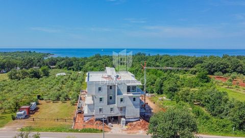 Location: Istarska županija, Umag, Lovrečica. Umago, Lovrečica, dintorni! Questo eccezionale appartamento in costruzione si trova a soli 500 metri dal mare! L'appartamento si trova al piano terra di un moderno edificio nuovo con 12 appartamenti. La s...