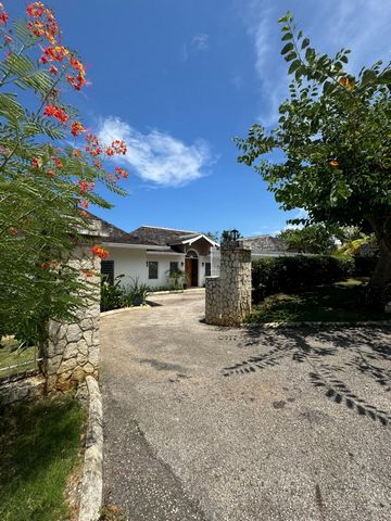 Nestled in prestigious, Rose Hall, Montego Bay, this stunning 5-bedroom villa blends Caribbean charm with modern luxury. Enjoy panoramic ocean views and a prime location near the Great House and two world-class golf courses. The villa features 5 spac...