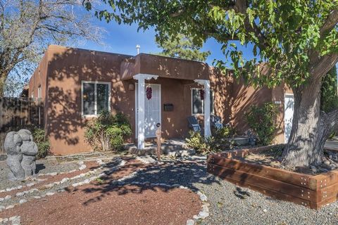 Charming well maintained home tucked away in a Parkland Hills neighborhood near Nob Hill, UNM & KAFB includes 3 Bedrooms, 2 Bathrooms plus a 1 Car extended garage w/work bench. Hardwood floors through most of the home NO CARPET. Upgraded electrical p...