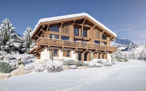 MONT D'ARBOIS, SUPERB CHALET SOLD IN THE FUTURE STATE OF COMPLETION REF 7432-A, located 500 m from the start of the slopes and the golf course. It will include 4 levels: Basement: laundry room, gym, 1 dormitory bedroom with shower room, home cinema. ...