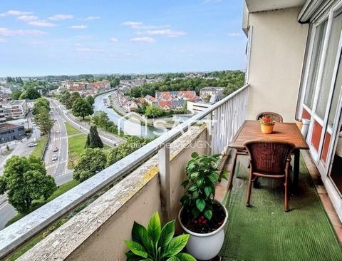 Appartement 2 chambres, balcon, cave.