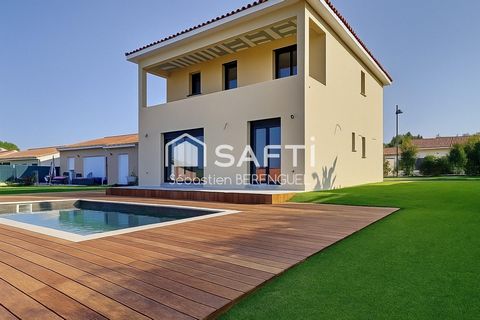 Maison neuve avec garage piscine, confort du plain pied