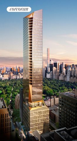 50 West 66th Street, som är tänkt att bli ett av de högsta och viktigaste bostadshusen som kommer att förvandla Upper West Side och New York Citys skyline. Extells nyaste torn kommer att ha 127 ultralyxiga bostäder som sträcker sig från två sovrum ti...