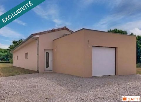 Maison neuve 105 m²- garage sur terrain de 985 m²
