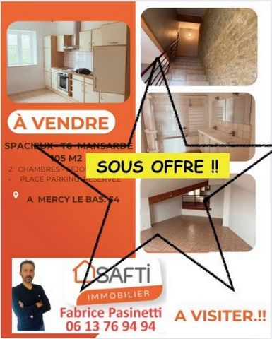 À Saisir – Grand T6 Rénové Plein Sud à 20 min de Thionville Luxembourg