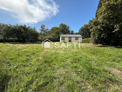 Beau terrain arboré de 1 274 m² avec maisonnette