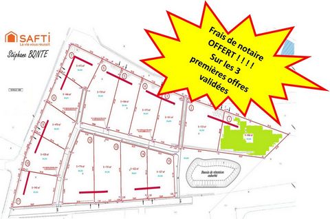 Terrain de 472 m² viabilisée (lot 7) – Le Puy