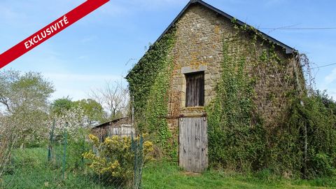Maison en pierres à rénover terrain environ 1000m²