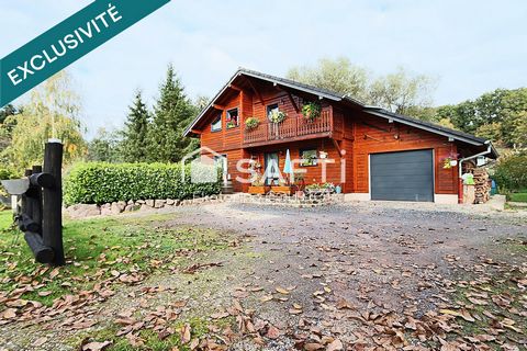 Élégant chalet en bois massif de 106 m² sur 25 ares