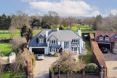 ENJOYING STUNNING VIEWS OVER THE GOLF COURSE THE MOST NOTABLE HOUSE ON THE FAIRWAY An exceptional lifestyle for a family in arguably the most desirable location in the region providing generous five double bedroom accommodation with four receptions i...