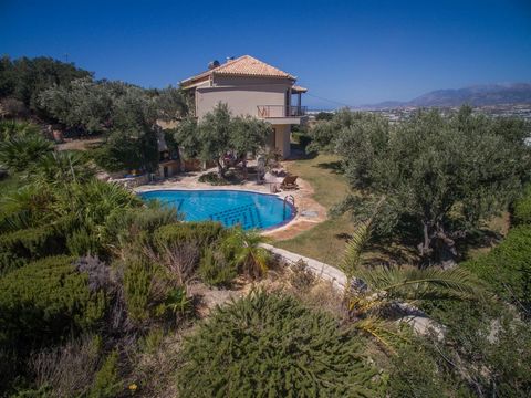 A lovely detached modern villa in an elevated position on the edge of the village of Vainia, East Crete and within a 5 minute drive of the town of Ierapetra and sandy beaches on the south coast. The villa was completed to a high specification in 2008...