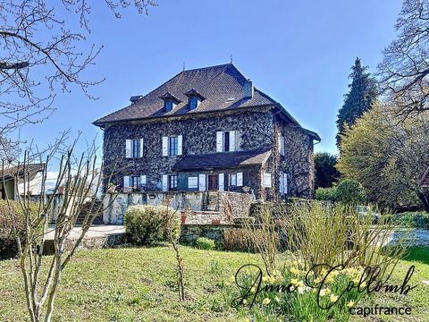 Dpt Haute Savoie (74), Magnifique Maison de Maître avec Piscine et Spa à Reignier-Esery, à 10 km de Genève
