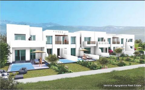 Kastraki Naxos, houses for sale with private pool and garden. Inside, each house consists of 1-2 bedrooms, 1-2 bathrooms, kitchen and living room. The houses are located on a large plot which is 250 m from Kastraki beach. Naxos Town is 15 km away. Ho...