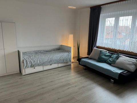 The two-room apartment has two single beds and one double bed. In each bedroom there is a sofa that can be converted into a sofa bed. The beautiful and new kitchen with dining area offers an excellent opportunity for cooking. Public transport and sho...
