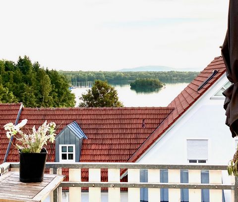 Quiet and sunny accommodation directly on the Steinberg lake. Two and a half rooms with an integrated kitchen and a sunny view directly on the lake await you. The apartment is fully equipped. Accommodation: The apartment includes the whole roof -area...