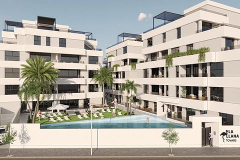 NEW BUILD RESIDENTIAL IN SAN PEDRO DEL PINATARNew Build residential complex of modern apartments and penthouses in San Pedro Del Pinatar Apartments and penthouses with 2 and 3 bedrooms 2 bathrooms with open plan fully equipped kitchen with white good...